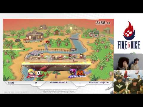 Smash or Die Young #1 - 2Scoops Zan (Toon Link) vs Pluto (Falcon) - Smash Wii U