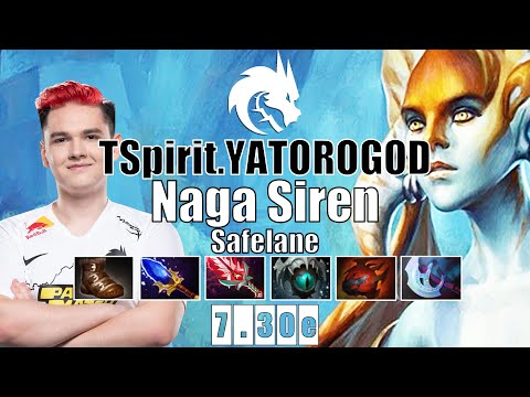 Naga Siren Safelane | TSpirit.YATOROGOD | THE BEST NAGA SIREN PLAYER | 7.30e Gameplay Highlights