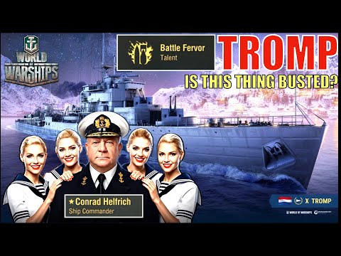 Is Tromp (Coal ship) Broken with Conrad Helfrich? | Dutch Destroyer Gameplay