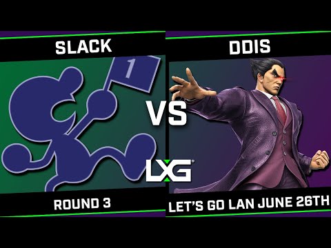 Slack (Game & Watch/Wolf) vs DDIS (Kazuya) - LXG Let's Go LAN June 26th