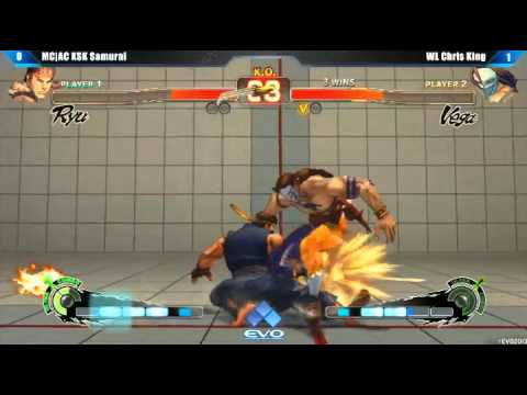 EVO 2013 SSF4 AE 2012 MC AC KSK Samurai Vs WL Chris King