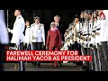Farewell ceremony for Halimah Yacob as Singapore President at Istana