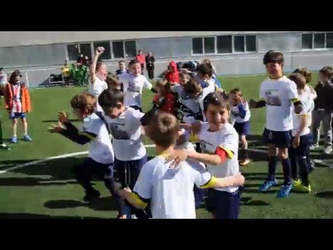 CD Estudiantes Las Tablas A Prebenjamines Campeones Temporada 2015-2016 Celebración 1/4