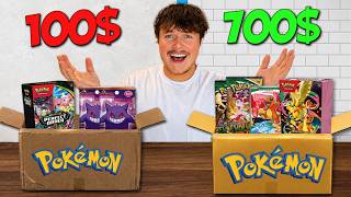 100$ vs 700$ Pokemon Mystery Box