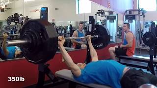 Fake weights? 365lb bench @ 152lb body weight... “Documentation” and a skit