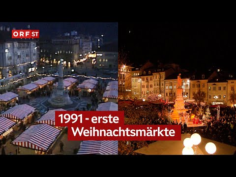 Flashback: Italy's first Christmas markets in South Tyrol in 1991 | South Tyrol Today, November 2...