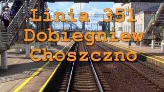 preview picture of video 'Train ride / Przejazd pociągiem TLK Dobiegniew - Choszczno, linia 351'