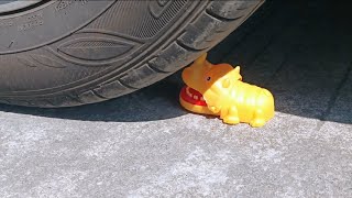 Crushing Crunchy & Soft Things by Car! Rainbow Water Ballon VS Truck VS Train Thomas VS Toys Part 5!
