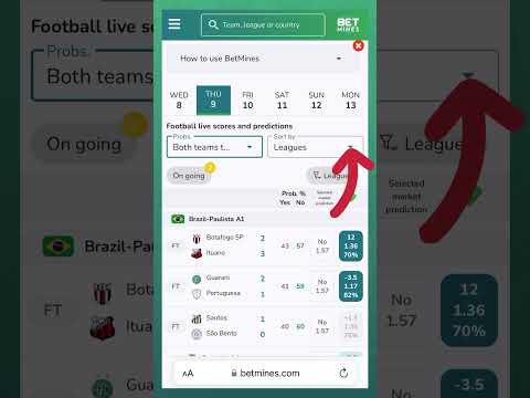 How to sort matches by probability of events