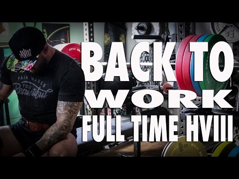 BACK TO WORK FULL TIME HVIII - BENCH PR 419 @ 245