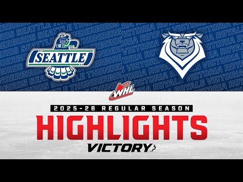 Seattle Thunderbirds at Victoria Royals 11/28 | WHL Highlights 2025-26