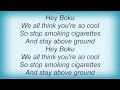 Atom And His Package - Friend, Please Stop Smoking Lyrics_1
