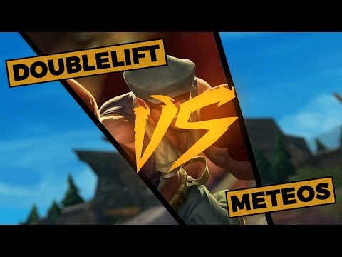 Doublelift- LEE SIN 1v1 VERSUS METEOS