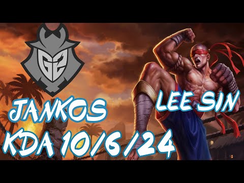 G2 Jankos LEE SIN vs REK'SAI JG - EUW CHALLENGER - PATCH 10.9