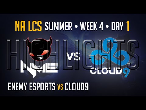 Enemy Esports vs Cloud 9 HIGHLIGHTS | Week 4 NA LCS Summer Split 2015 S5 | NME vs C9 W4