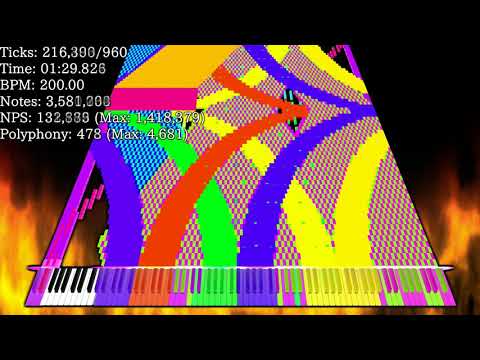 [My Black MIDI] Walls of LIFE - 94.7 MB