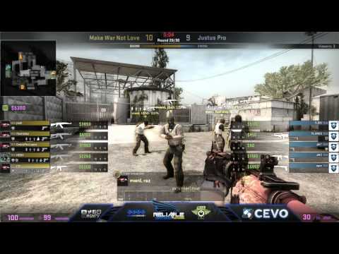 Make War Not Love vs JusTus Pro (de_cache) | CEVO-Professional
