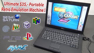 Turn This $35 E-Waste Dell Laptop Into a Portable Retro Beast !