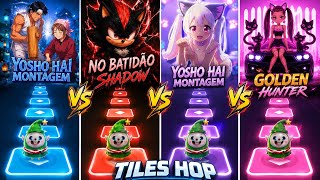 Yosho Hai Montagem VS No Batidão Shadow VS Golden Hunter | Tiles Hop EDM Rush | EDM Boy 💥🔥