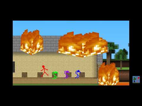 I voiced over Stickman VS Minecraft: Floor is Lava Shorts Animation