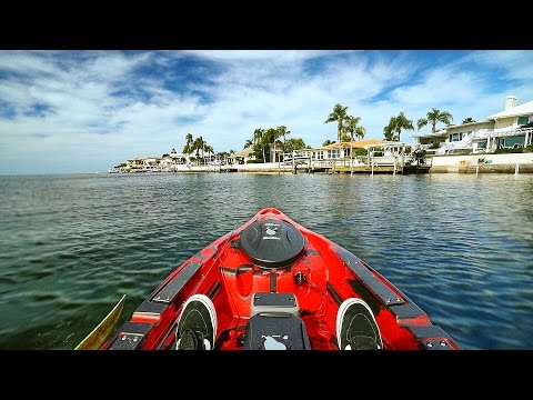 Kayak Fishing by $1,000,000 Homes in Florida! - Offshore (Powered by Old Town) | DALLMYD