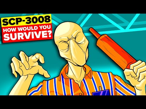 Part of a video titled How To Actually Beat SCP-3008 The Infinite Ikea (SCP Animation)