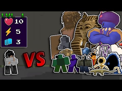 Can You Beat ENTIRE Pit With LEVEL 1? - Pit [0-50] SOLO + LEVEL 1 + DEATHLESS RUN | Block Tales