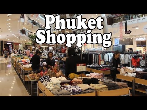 Compras em Phuket Tailândia: shopping centers, mercados, lojas de rua e shoppings em Phuket