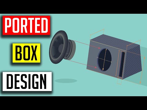 How to design a ported subwoofer box - for beginners