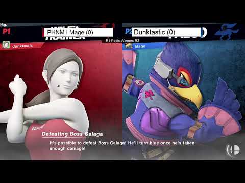 Dunktastic (Wii Fit Trainer) vs Mage (Falco) - The Box