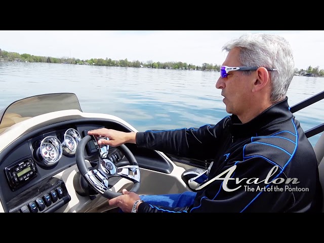 9) How to Drive a Pontoon in Rough Water | 2017 Avalon Luxury Pontoons