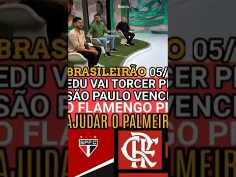 Edu Dracena vai torcer para o São Paulo que vai jogar contra o Flamengo “veja!!!” #futebol #esportes
