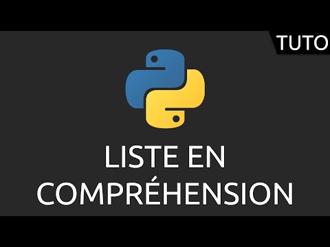 Tutoriel Python liste en compréhension