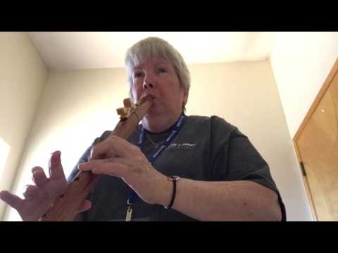 2017 0625 First solo with finished F minor pentatonic flute