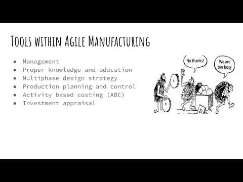 YouTube video about Agile manufacturing: what it is and how it works