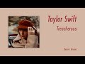 Taylor Swift - Treacherous (Taylor's Version) Instrumental
