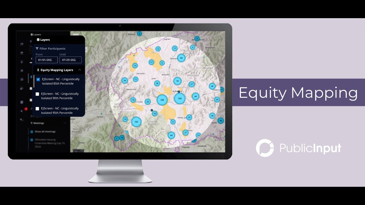 Product Tour Highlights: Equity Mapping As A Community Engagement Tool | PublicInput