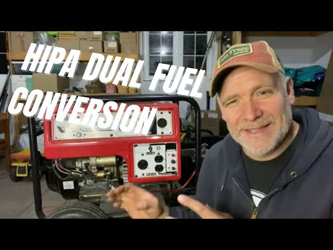 HIPA Generator Dual fuel carburetor LPG CNG conversion