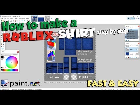 Robloxhow To Make A Simple Shirt With Paintnet 2018 - 