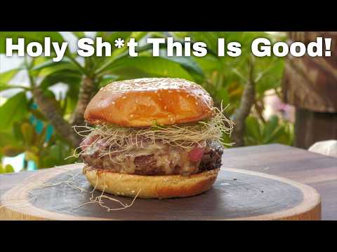 Dubai Chocolate Bar Inspired Burger