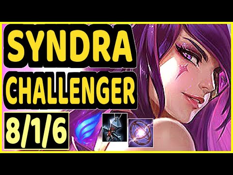 DANCHUNG (SYNDRA) - 8/1/6 KDA MID CHALLENGER GAMEPLAY - KR