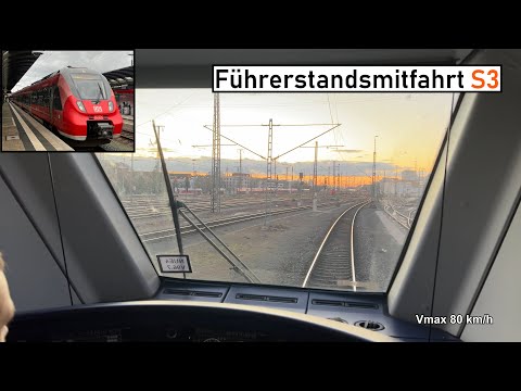 Führerstandsmitfahrt S3 S-Bahn Nürnberg | Neumarkt - Nürnberg Hbf