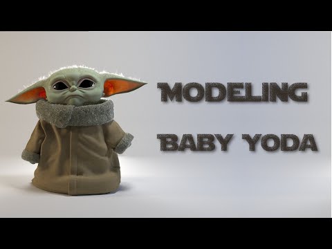Baby Yoda Sculpture Modeling Sculpting Time Lapse - The Mandalorian