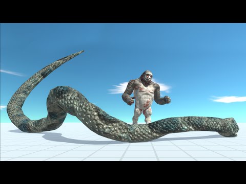 GIANT ANACONDA vs UNITS - Animal Revolt Battle Simulator