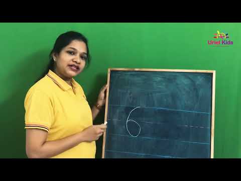 Number Formation _Learn to write number 6