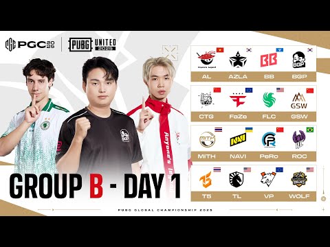 PUBG Global Championship Group B DAY 1