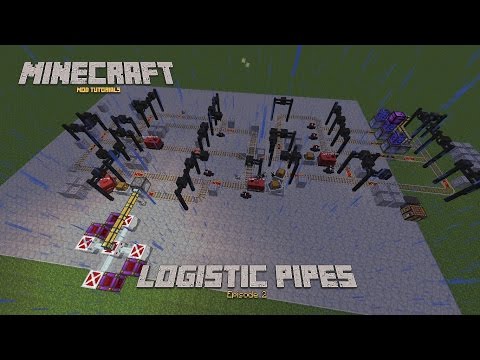 Minecraft Mods Tutorial #2: Basic Logistic Pipes