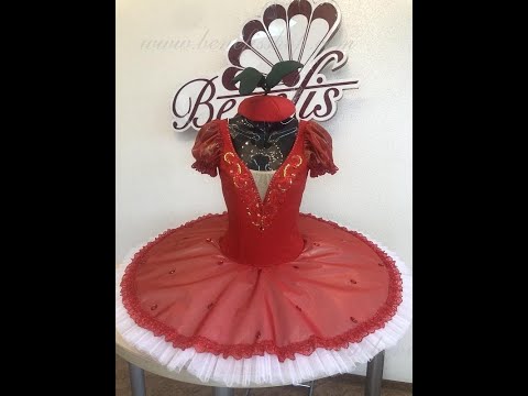 Балетный костюм редиски из балета Чиполлино F 0512 - video 2