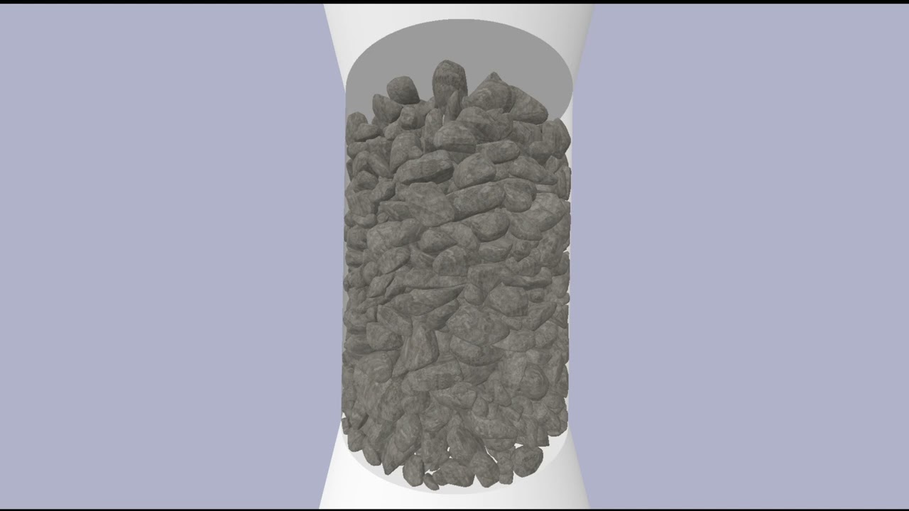 Superpave Gyratory Compaction in Bullet Physics