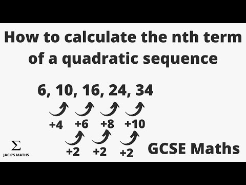 Finding The nth Term Of a Quadratic Sequence | GCSE Maths